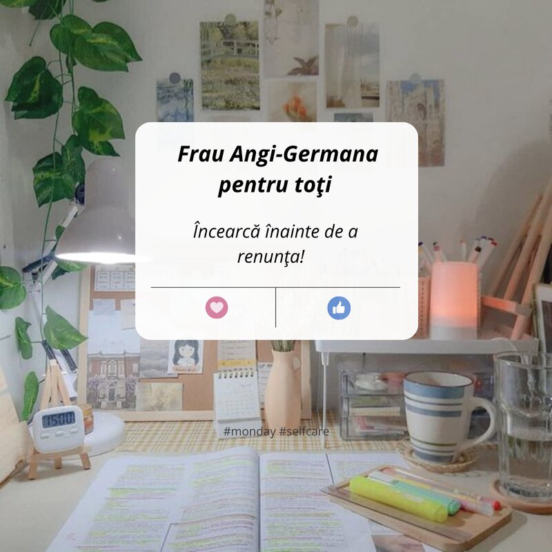 Frau Angi - Cursuri limba germana